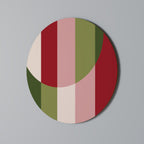 SMILING GEOMETRY Quadro Redondo Decorativo