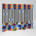 ABSTRACTION AND GEOMETRY Biombo de 6 Painéis