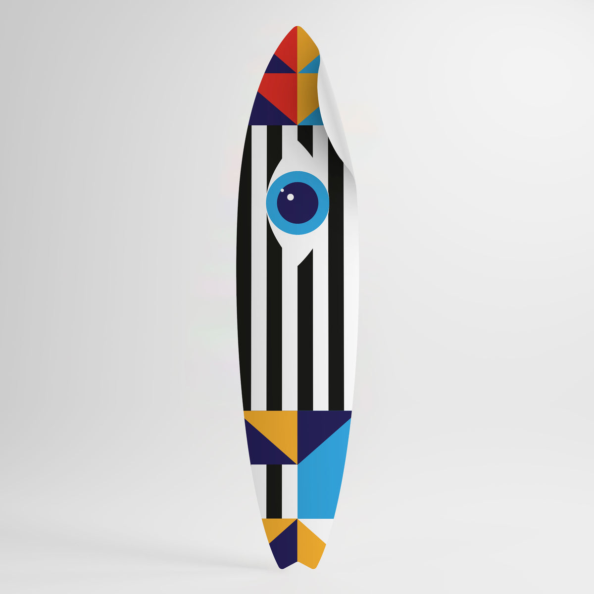 ABSTRACTION AND GEOMETRY Autocolante Prancha de Surf