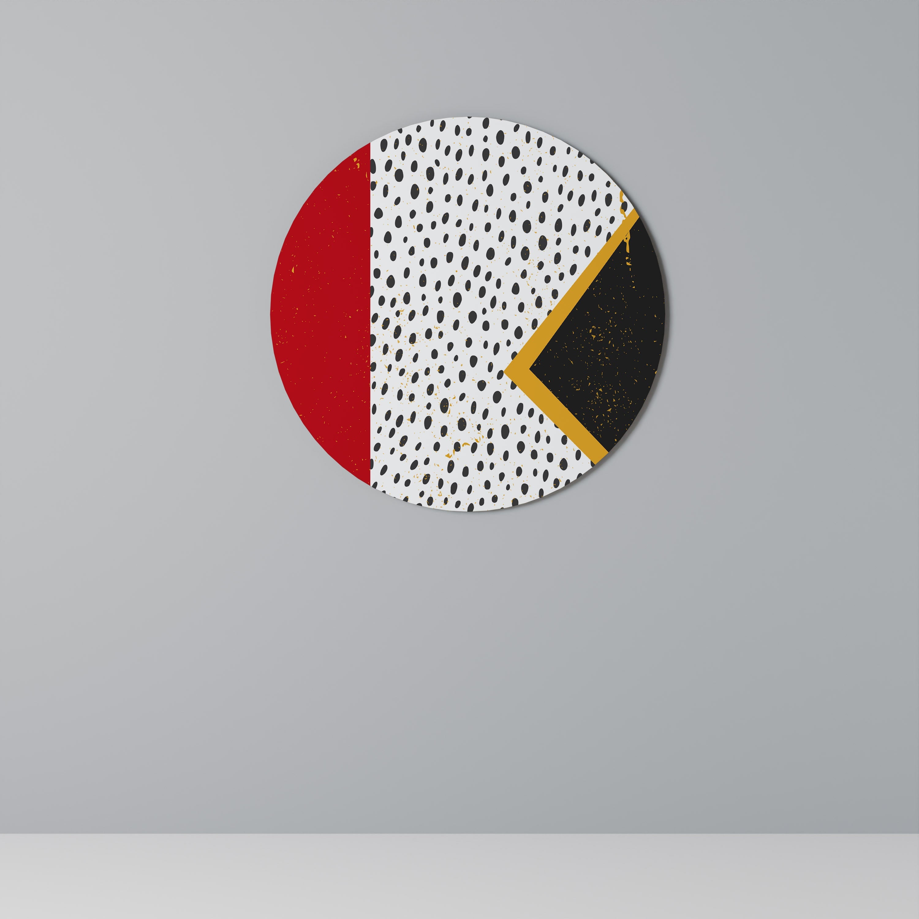 BOLD RETRO REVERIE Round Wall Art