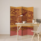 FLOATING THOUGHTS Decorative 4-Panel Room Divider