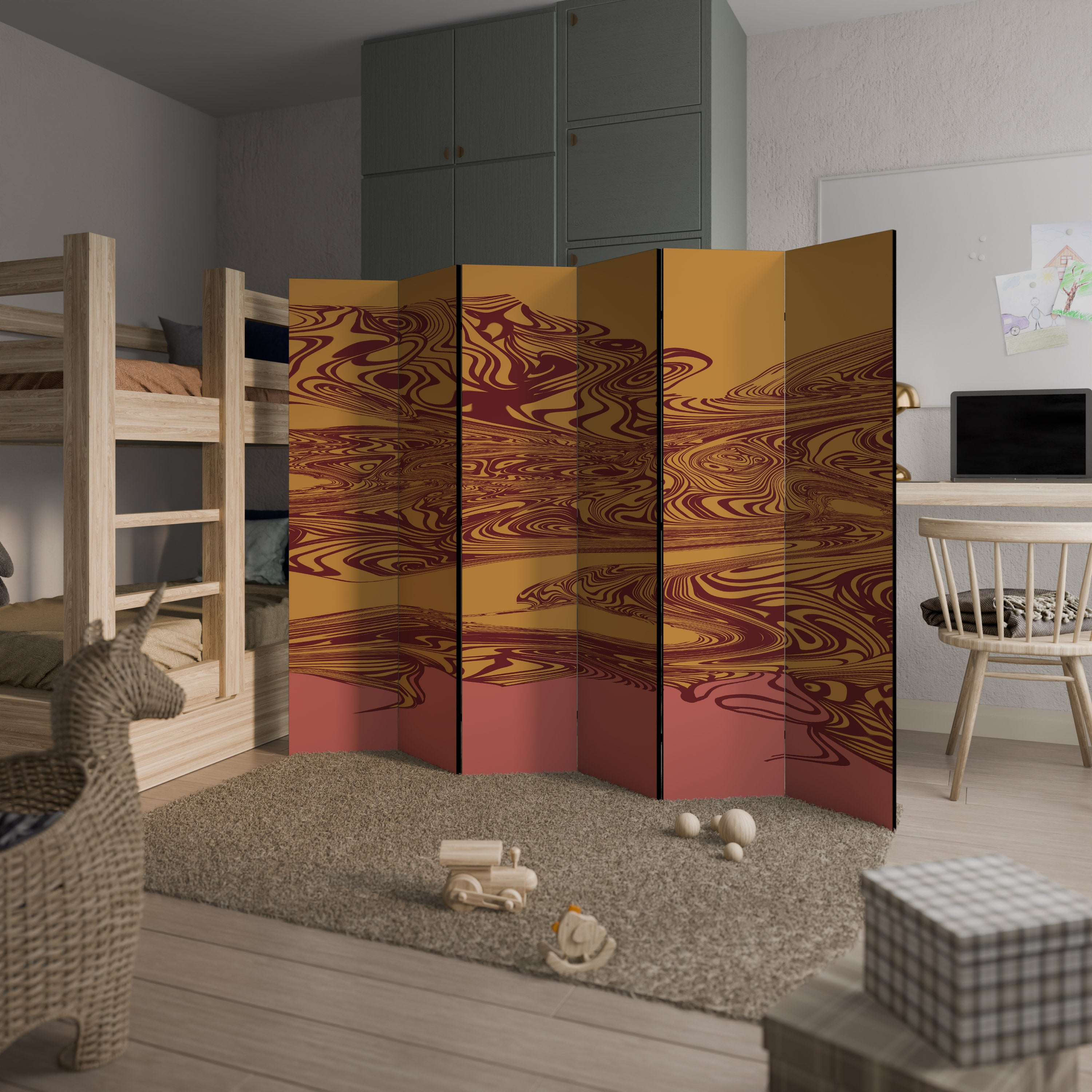 FLOATING THOUGHTS 6-Panel Room Divider