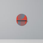 RISING GEOMETRY STARS Prateleira Oval Decorativa em Acabamento Preto