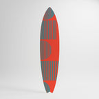 RISING GEOMETRY STARS Painel Decorativo Prancha de Surf