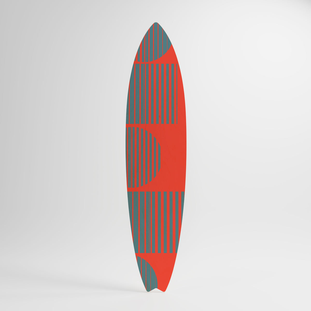 RISING GEOMETRY STARS Painel Decorativo Prancha de Surf