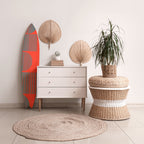 RISING GEOMETRY STARS Painel Decorativo Prancha de Surf