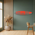 RISING GEOMETRY STARS Painel Decorativo Prancha de Surf