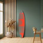 RISING GEOMETRY STARS Painel Decorativo Prancha de Surf