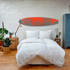 RISING GEOMETRY STARS Painel Decorativo Prancha de Surf