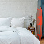 RISING GEOMETRY STARS Painel Decorativo Prancha de Surf