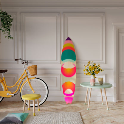 SYMPHONY OF COLORS Painel Decorativo Prancha de Surf