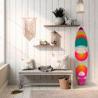 SYMPHONY OF COLORS Painel Decorativo Prancha de Surf
