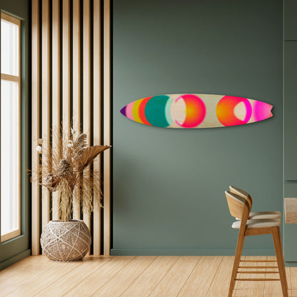 SYMPHONY OF COLORS Painel Decorativo Prancha de Surf