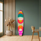 SYMPHONY OF COLORS Painel Decorativo Prancha de Surf
