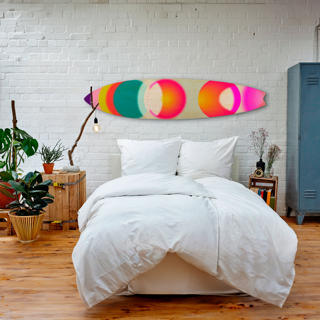 SYMPHONY OF COLORS Painel Decorativo Prancha de Surf