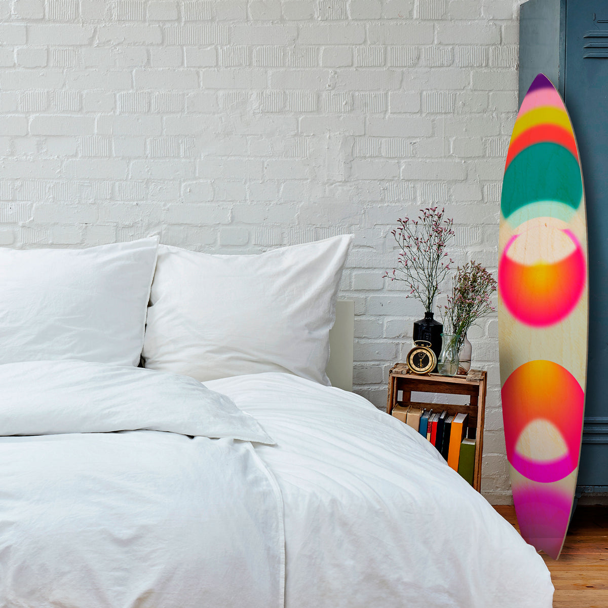 SYMPHONY OF COLORS Painel Decorativo Prancha de Surf