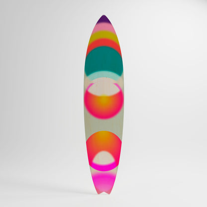 SYMPHONY OF COLORS Painel Decorativo Prancha de Surf