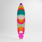 SYMPHONY OF COLORS Painel Decorativo Prancha de Surf