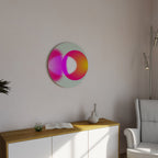 SYMPHONY OF COLORS Round Wall Art