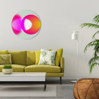 SYMPHONY OF COLORS Round Wall Art