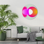 SYMPHONY OF COLORS Round Wall Art