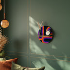 BLINDED BY THE LIGHTS Prateleira Oval Decorativa em Efeito Carvalho