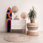 BLINDED BY THE LIGHTS Painel Decorativo Prancha de Surf