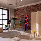 BLINDED BY THE LIGHTS Painel Decorativo Prancha de Surf