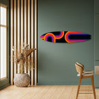 BLINDED BY THE LIGHTS Painel Decorativo Prancha de Surf