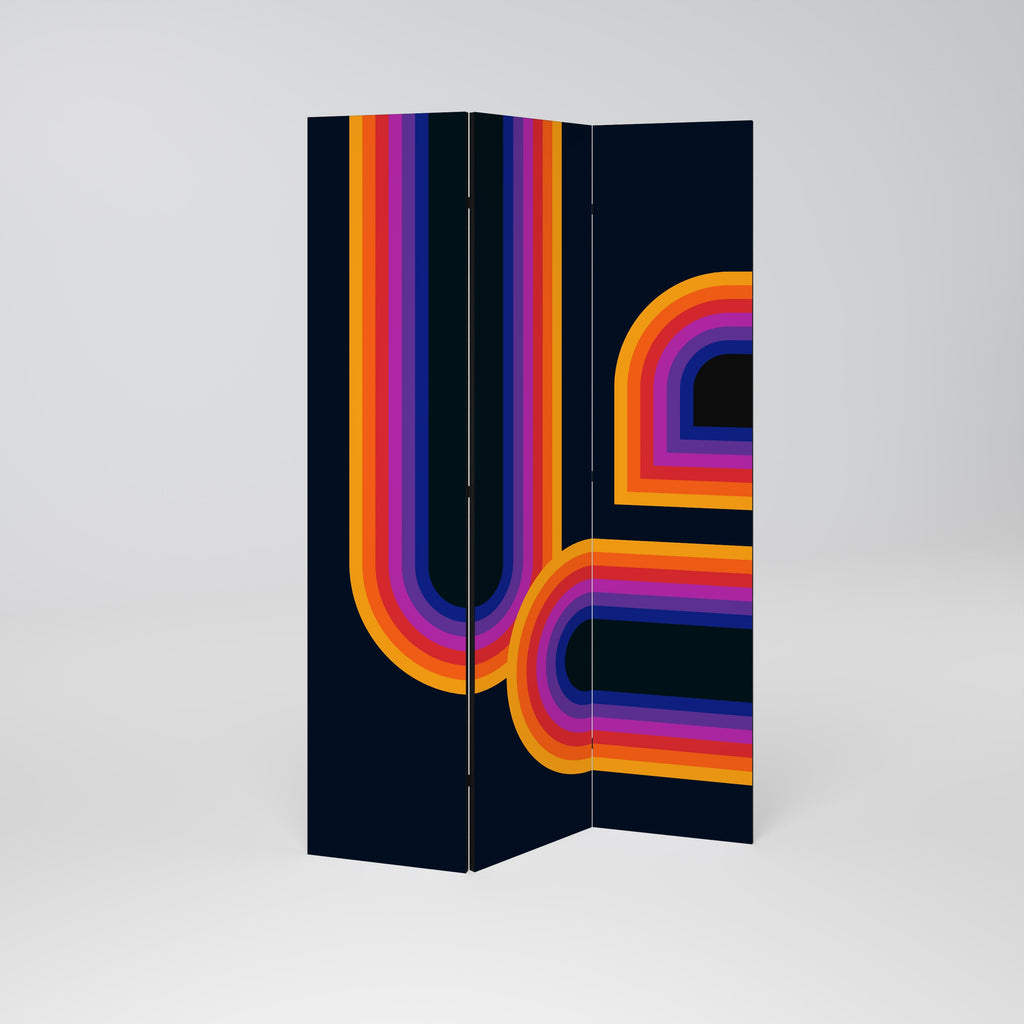 BLINDED BY THE LIGHTS Biombo Decorativo de 3 Painéis