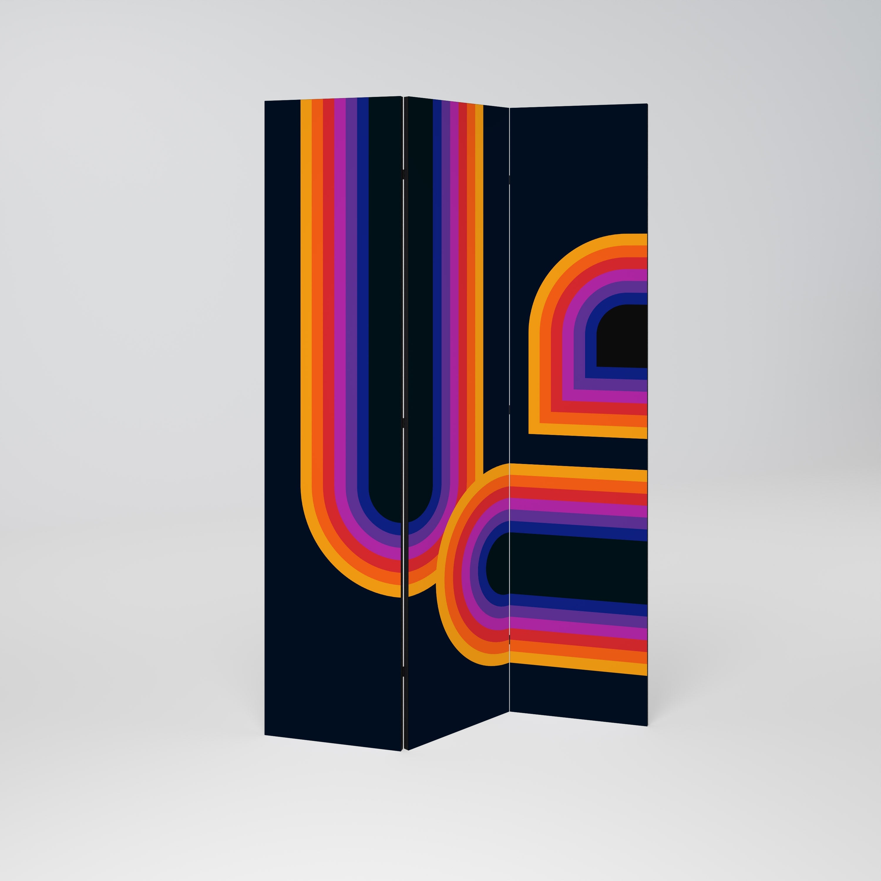 BLINDED BY THE LIGHTS Biombo Decorativo de 3 Painéis