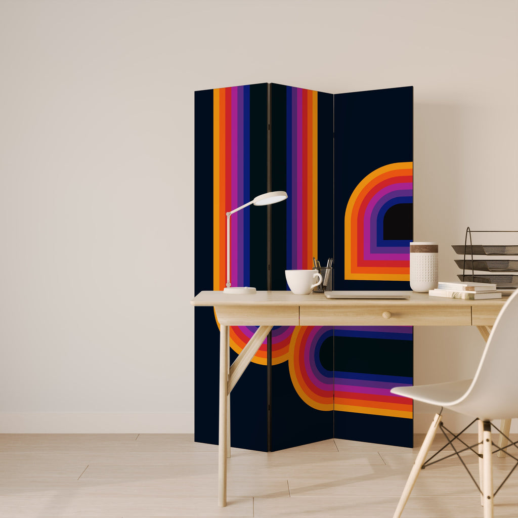 BLINDED BY THE LIGHTS Biombo Decorativo de 3 Painéis