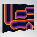 BLINDED BY THE LIGHTS Biombo Decorativo de 6 Painéis