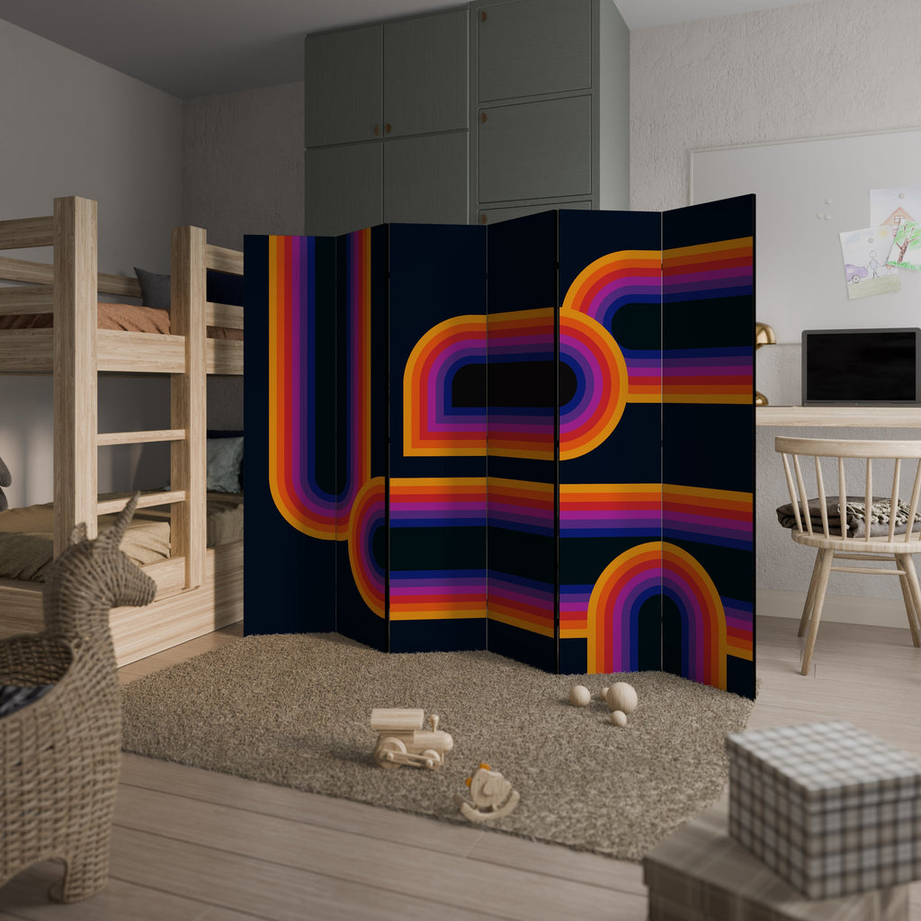 BLINDED BY THE LIGHTS Biombo Decorativo de 6 Painéis