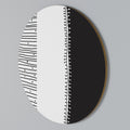 MONOCHROME MUSE Arte de Parede Redonda