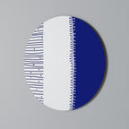 BLUE HARMONY DESIGN Round Wall Art