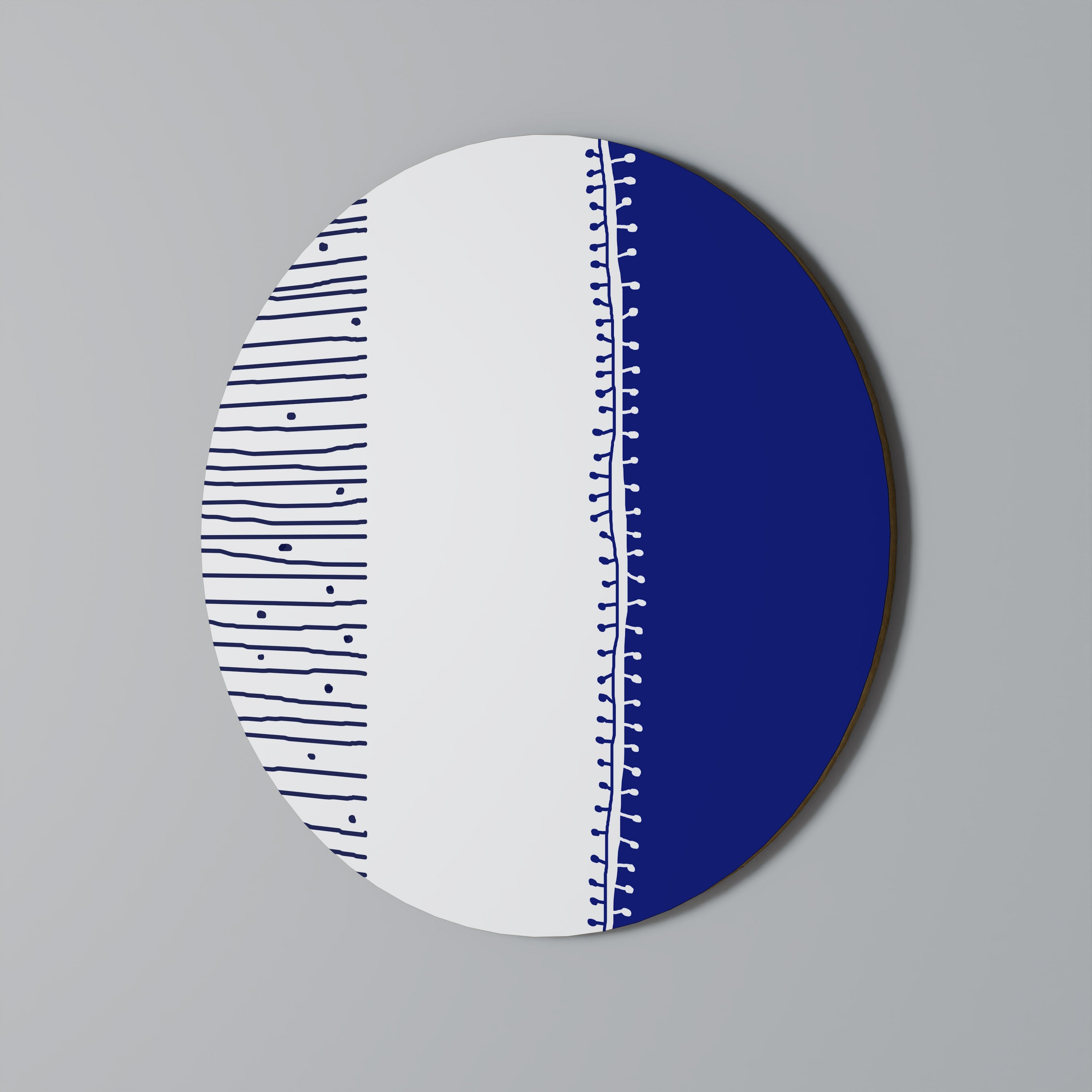 BLUE HARMONY DESIGN Round Wall Art