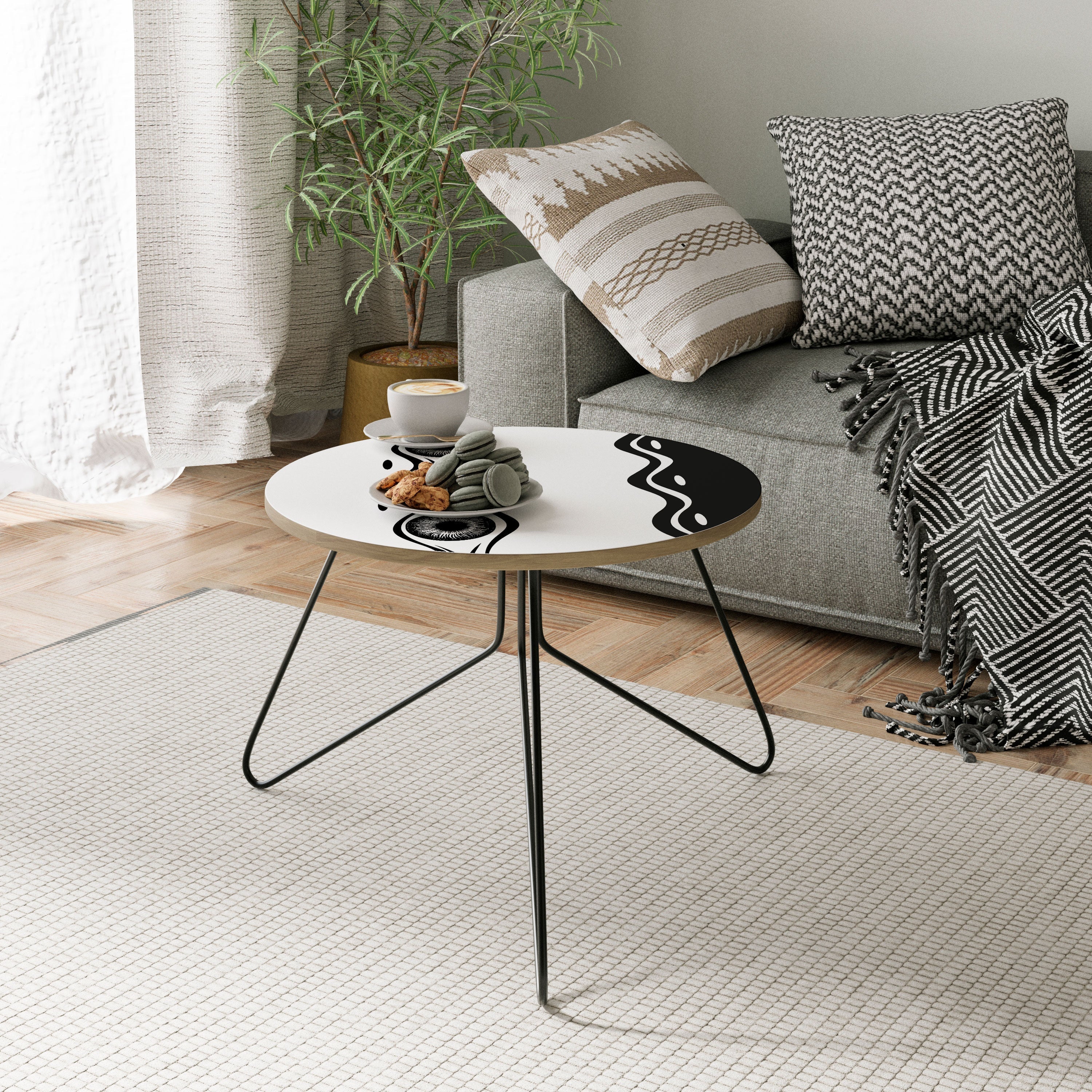 BOLD LINEAR DANCE Mesa de Centro 60