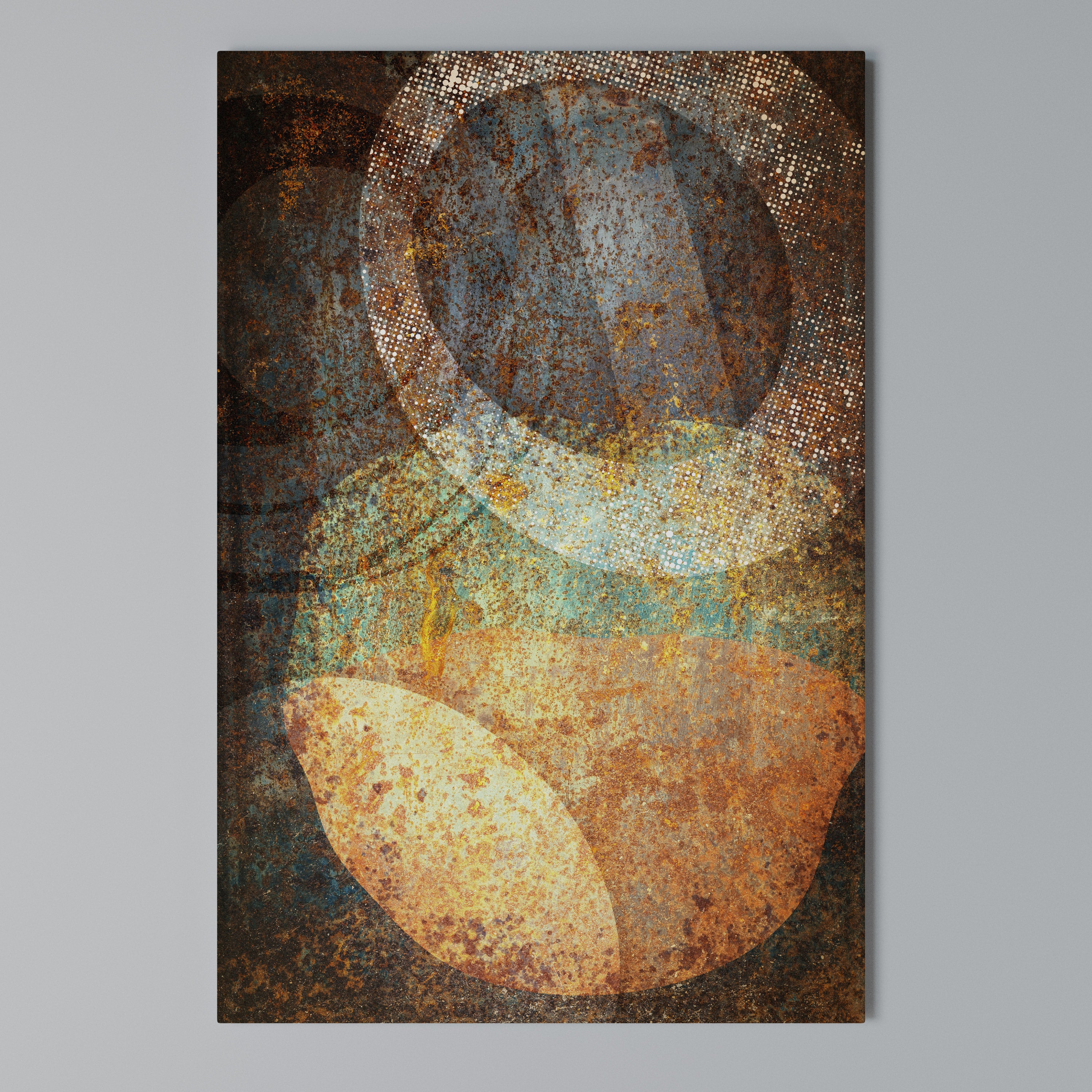 ANTIQUE AURA Quadro em tela vertical