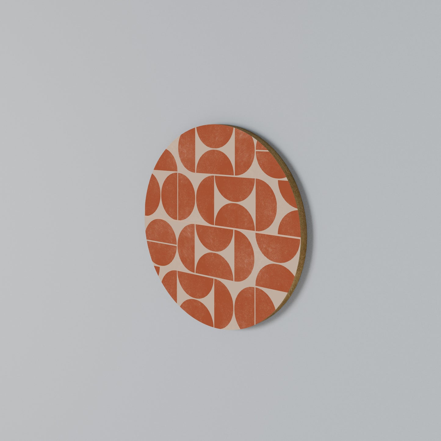 REPETITION COMPULSION Round Wall Art
