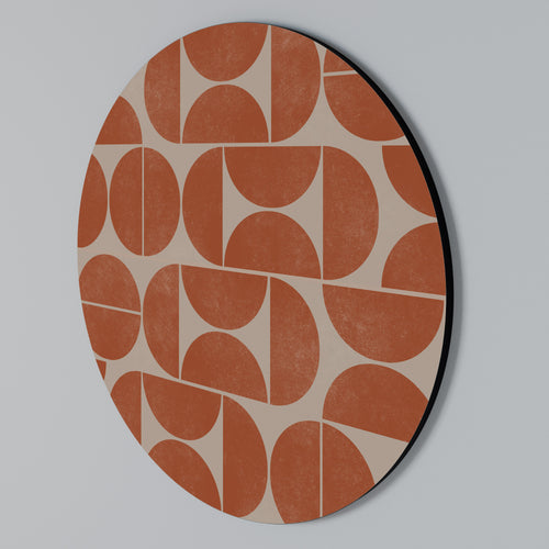 REPETITION COMPULSION Arte de Parede Redonda