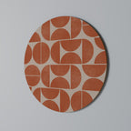 REPETITION COMPULSION Quadro Redondo Decorativo