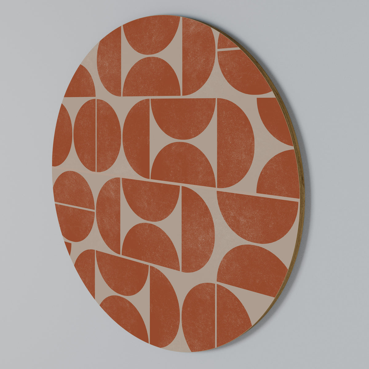 REPETITION COMPULSION Round Wall Art
