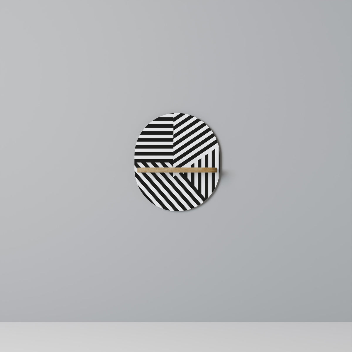 LATTICE LINES Art Shelf