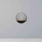 WHISPERING ROUNDS Prateleira Redonda Decorativa em Efeito Carvalho