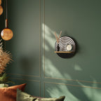 WHISPERING ROUNDS Prateleira Redonda Decorativa em Efeito Carvalho