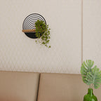 WHISPERING ROUNDS Prateleira Redonda Decorativa em Efeito Carvalho