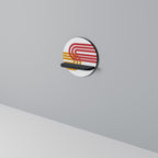 CIRCLELINE DECOR Prateleira Redonda Decorativa em Acabamento Preto