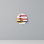 CIRCLELINE DECOR Prateleira Redonda Decorativa em Acabamento Preto