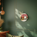 CIRCLELINE DECOR Prateleira Redonda Decorativa em Acabamento Preto